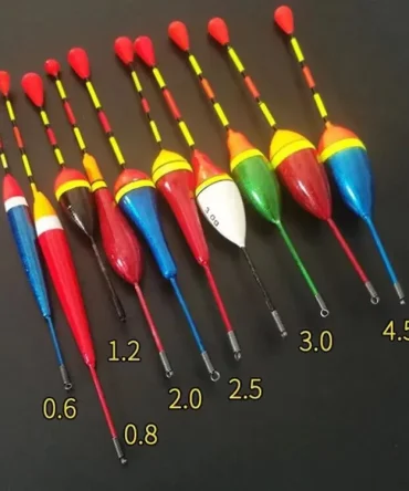 10PCS Fishing Floats Set Buoy Bobber Fishing Light Stick Floats Fluctuate Mix Size Color Float Buoy For Fishing Accessories 2