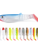 MEREDITH Cannibal Baits 80mm 100mm 125mm Artificial Soft Fishing Lures Wobblers Fishing Soft Lures Silicone Shad Worm Bass Baits