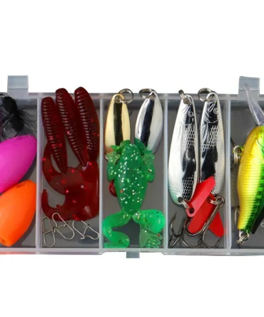 Kit Fishing Lures Set Hard Artificial Wobblers Metal Jig Spoons Soft Lure Fishing Silicone Bait Fishing Tackle Accessories Pesca 2