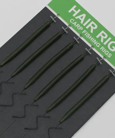 6pcs Carp Fishing Accessories Hair Rig Fishing Hook Set Ready Made Tied Rigging With Fishing Line Boilie Hook For Carp Tackle 2