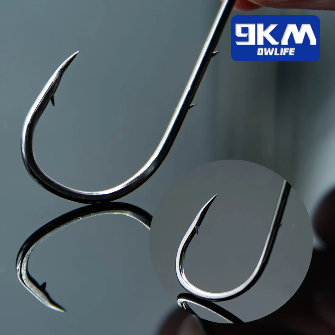 9KM Baitholder Fishing Hooks Sea Barbed Fishing Lures Shank Beak Live Bait Holder Carp Fishing Jig Worm Hooks Accessories Tackle 3