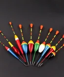 10PCS Fishing Floats Set Buoy Bobber Fishing Light Stick Floats Fluctuate Mix Size Color Float Buoy For Fishing Accessories